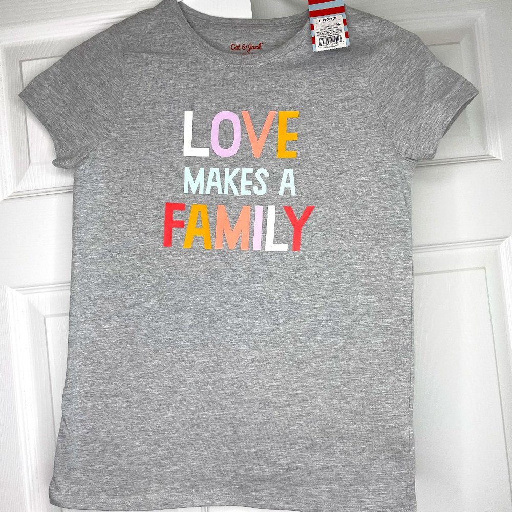 Girls Cat & Jack Graphic Tee L (10-12)